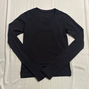 lululemon athletica Midnight Black Long Sleeve Swiftly Tech